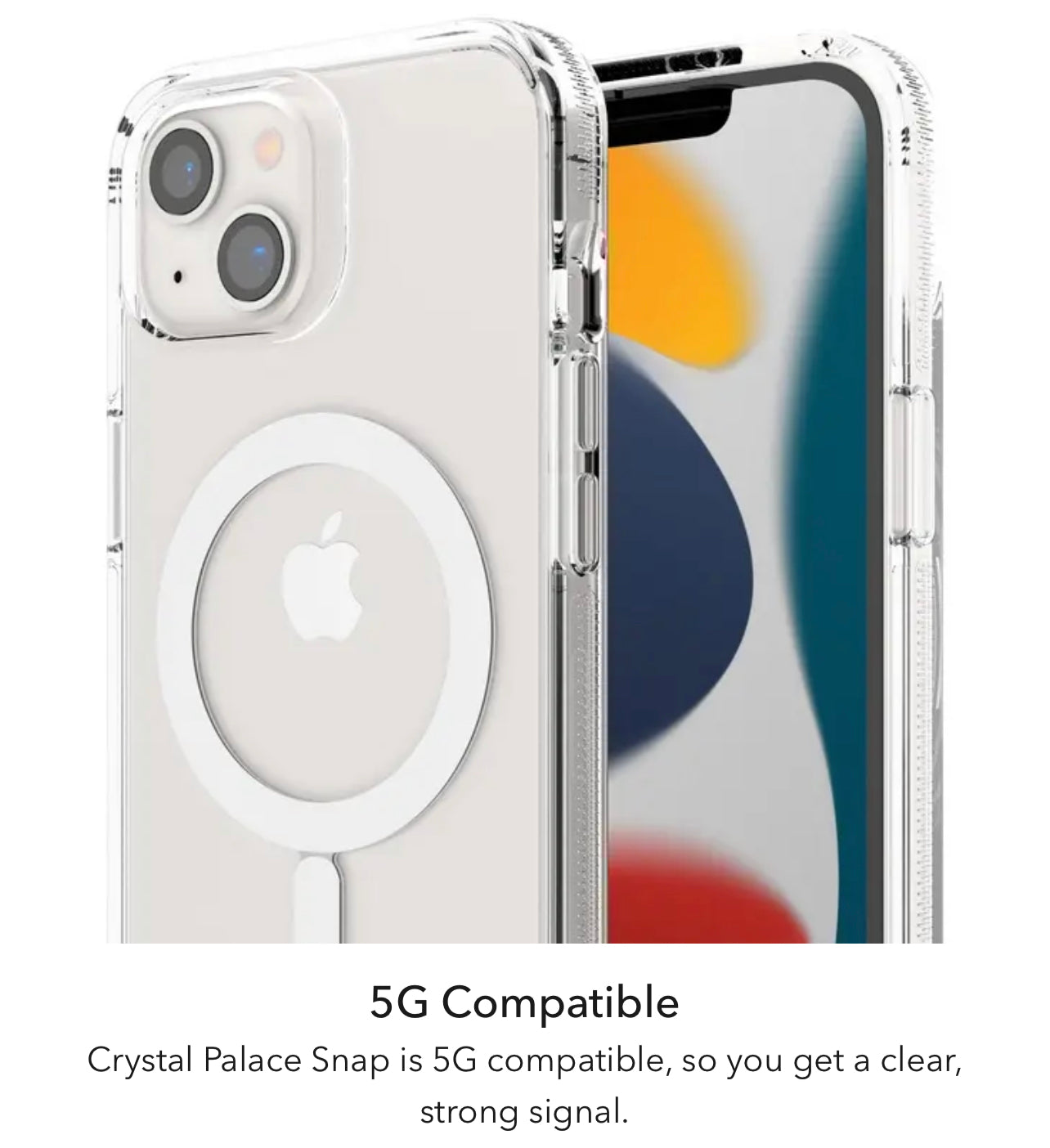 ZAGG Gear4 Crystal Palace Snap Clear Hardshell Phone Case with MagSafe- for Apple iPhone Series - Super Savings Technologies Co.,LTD ZAGG Gear4 Crystal Palace Snap Clear Hardshell Phone Case with MagSafe- for Apple iPhone Series - Super Savings Technologies Co.,LTD